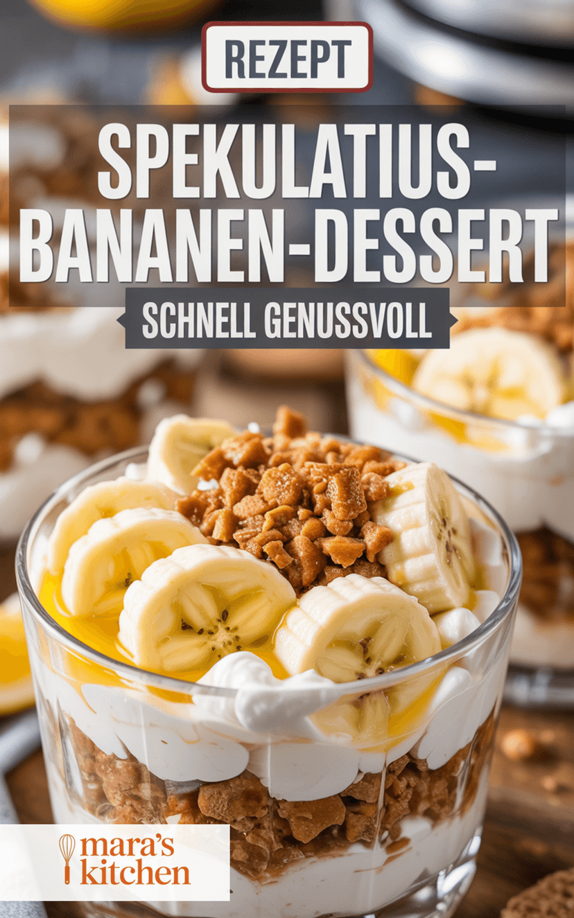 Spekulatius-Bananen-Dessert - Dessert Rezept