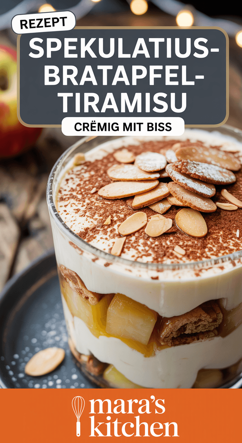 Spekulatius-Bratapfel-Tiramisu - Dessert Rezept