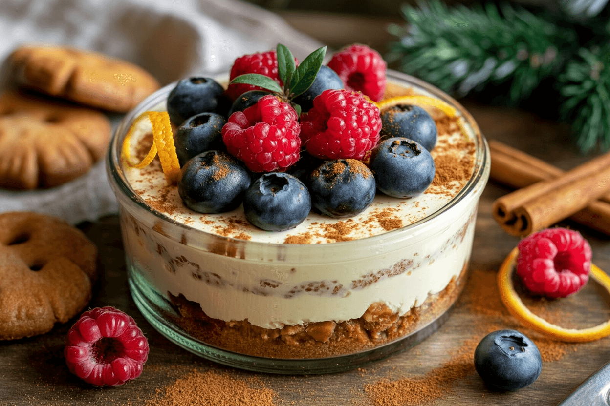 Spekulatius-Cheesecake im Glas