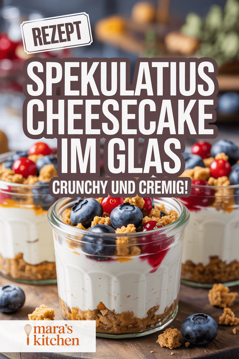 Spekulatius-Cheesecake im Glas - Dessert Rezept