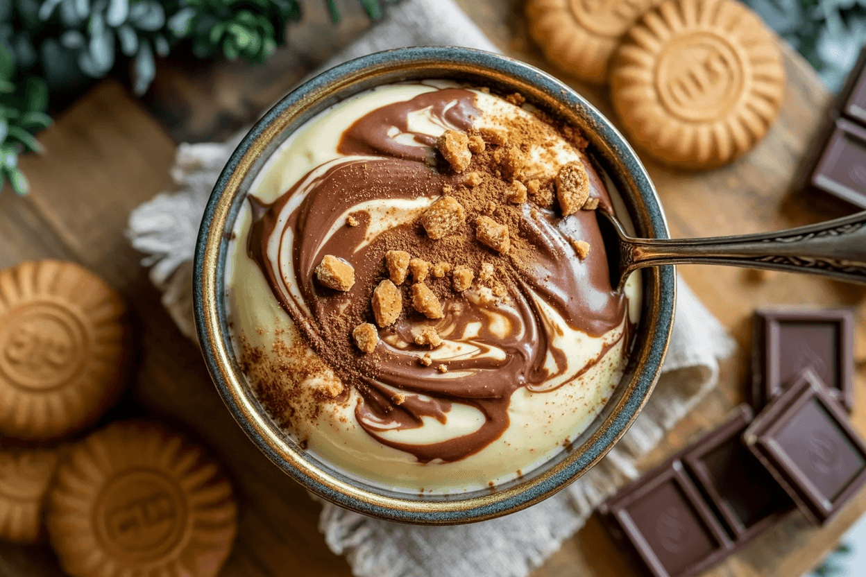 Spekulatius-Creme mit Schokolade