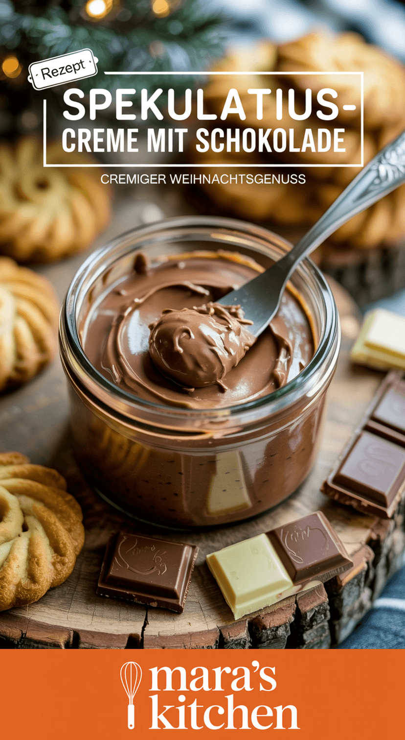 Spekulatius-Creme mit Schokolade - Dessert Rezept