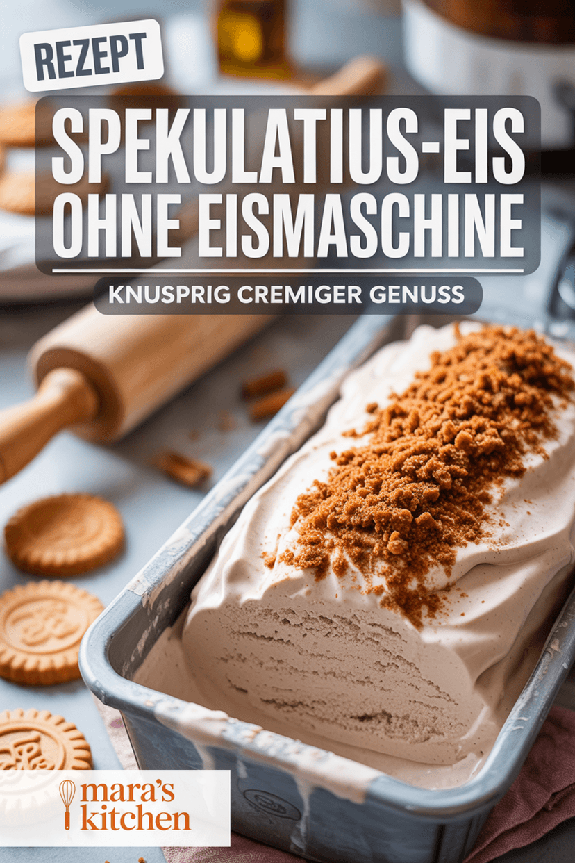 Spekulatius-Eis ohne Eismaschine - Dessert Rezept