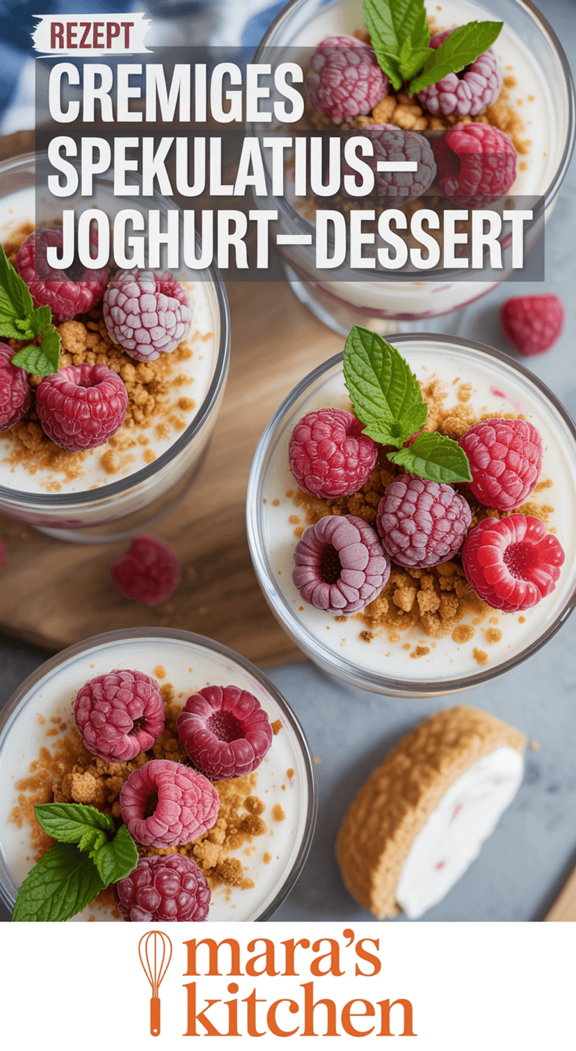 Spekulatius-Joghurt-Dessert - Dessert Rezept