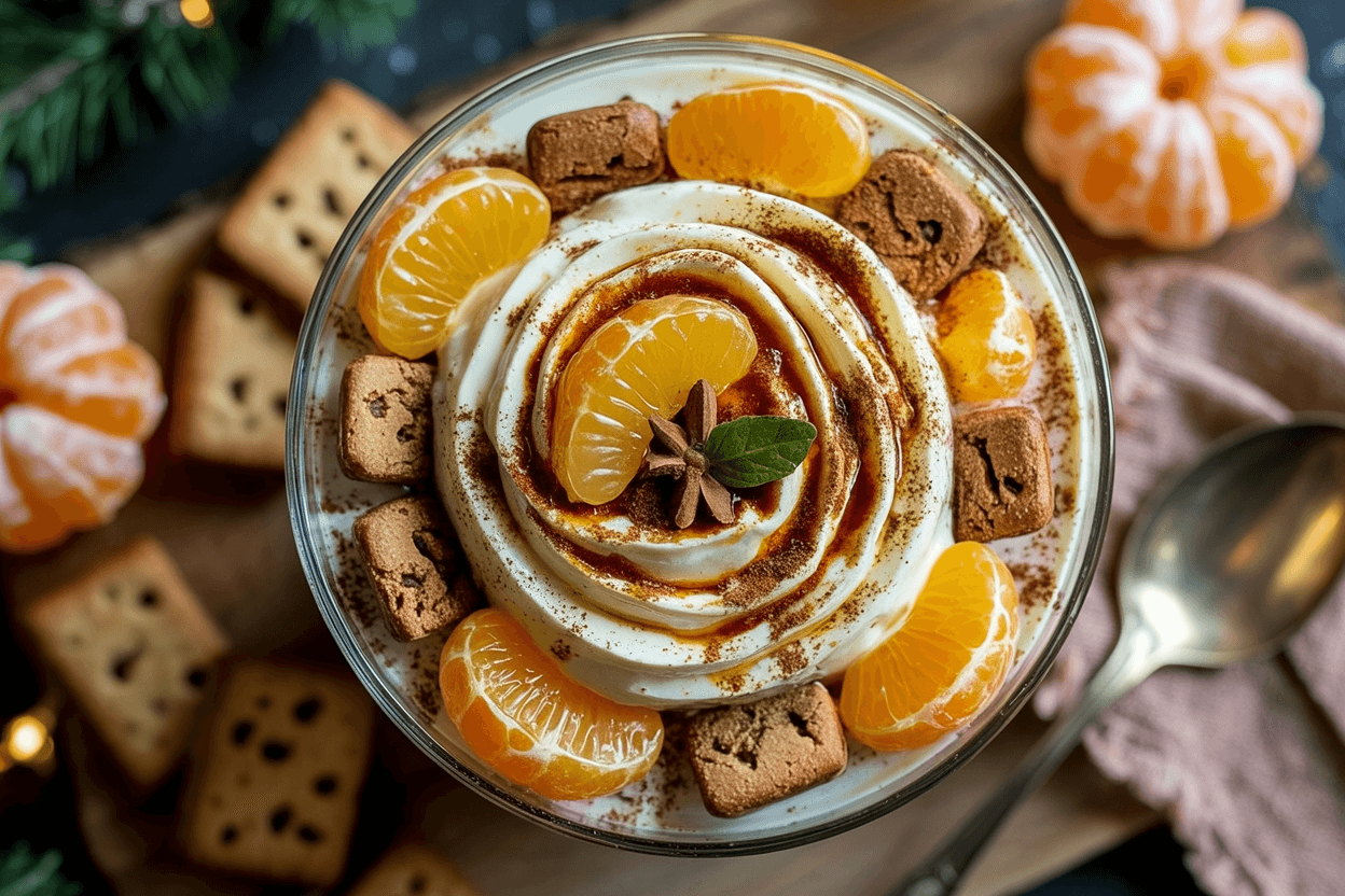 Spekulatius-Mandarinen-Quark-Creme