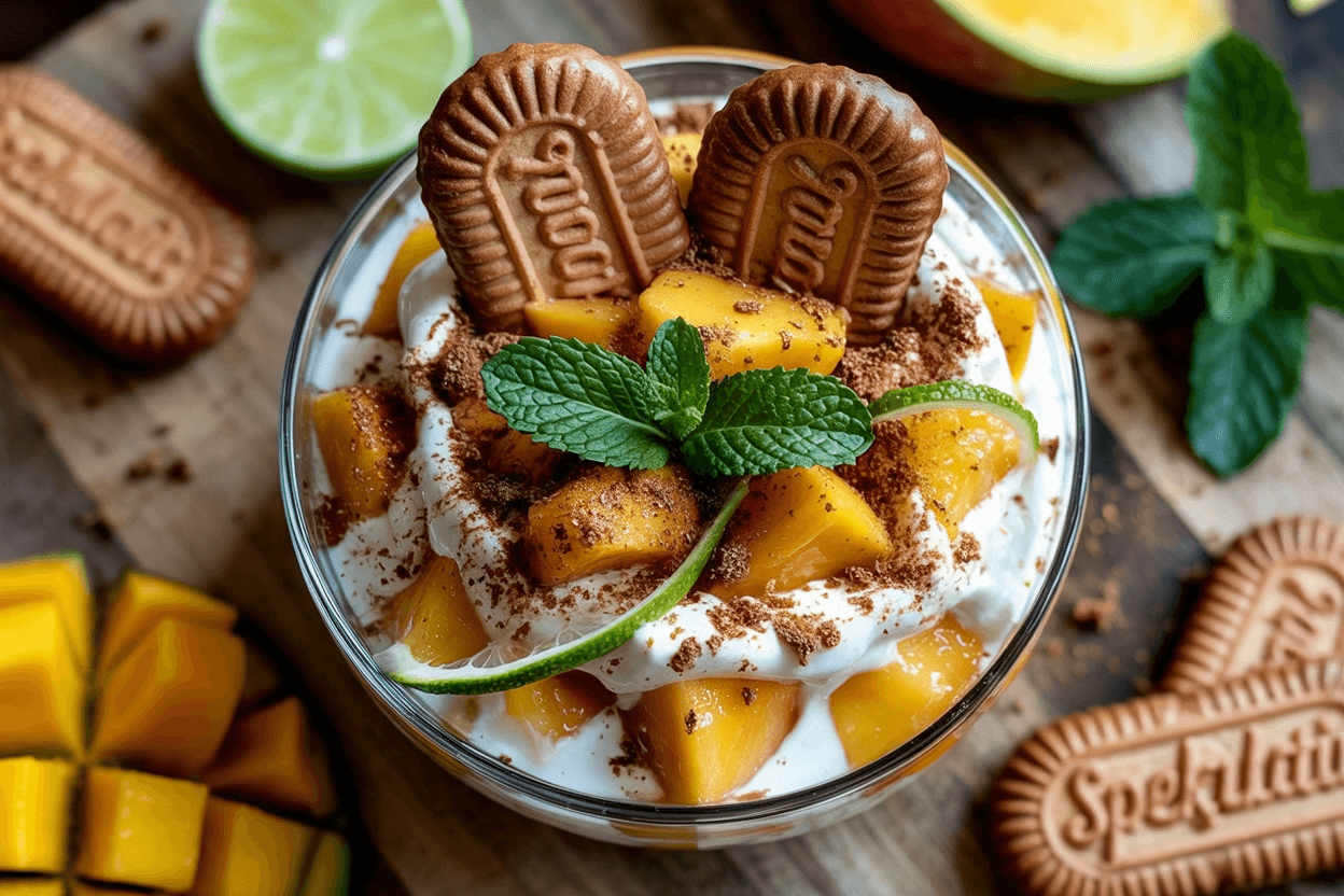 Spekulatius-Mango-Dessert