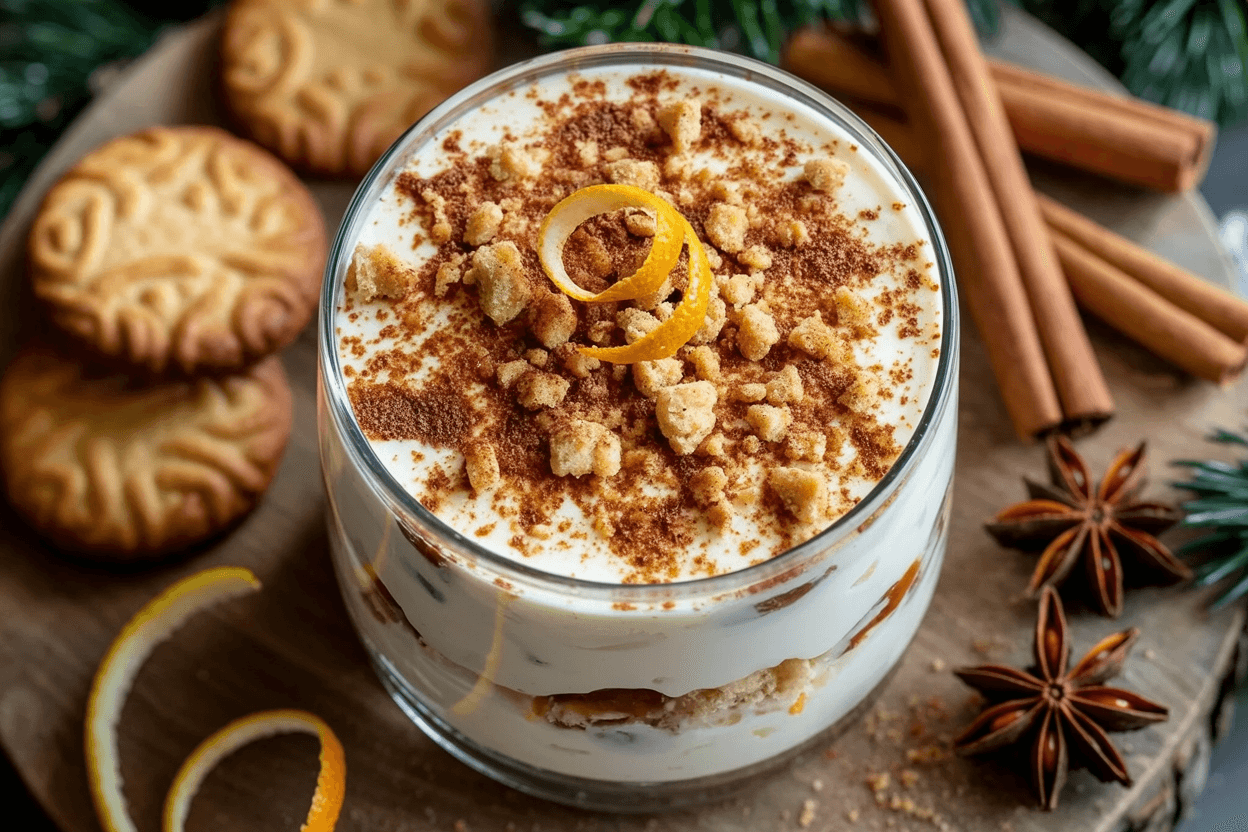 Spekulatius-Mascarpone-Dessert im Glas