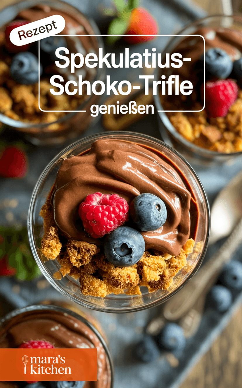 Spekulatius-Schoko-Trifle - Dessert Rezept