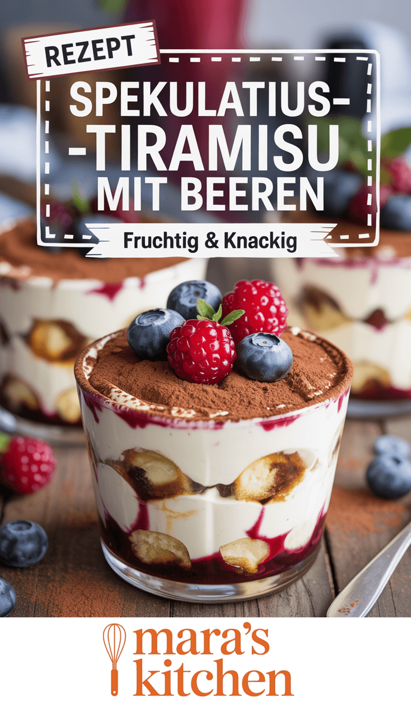 Spekulatius-Tiramisu mit Beeren - Dessert Rezept