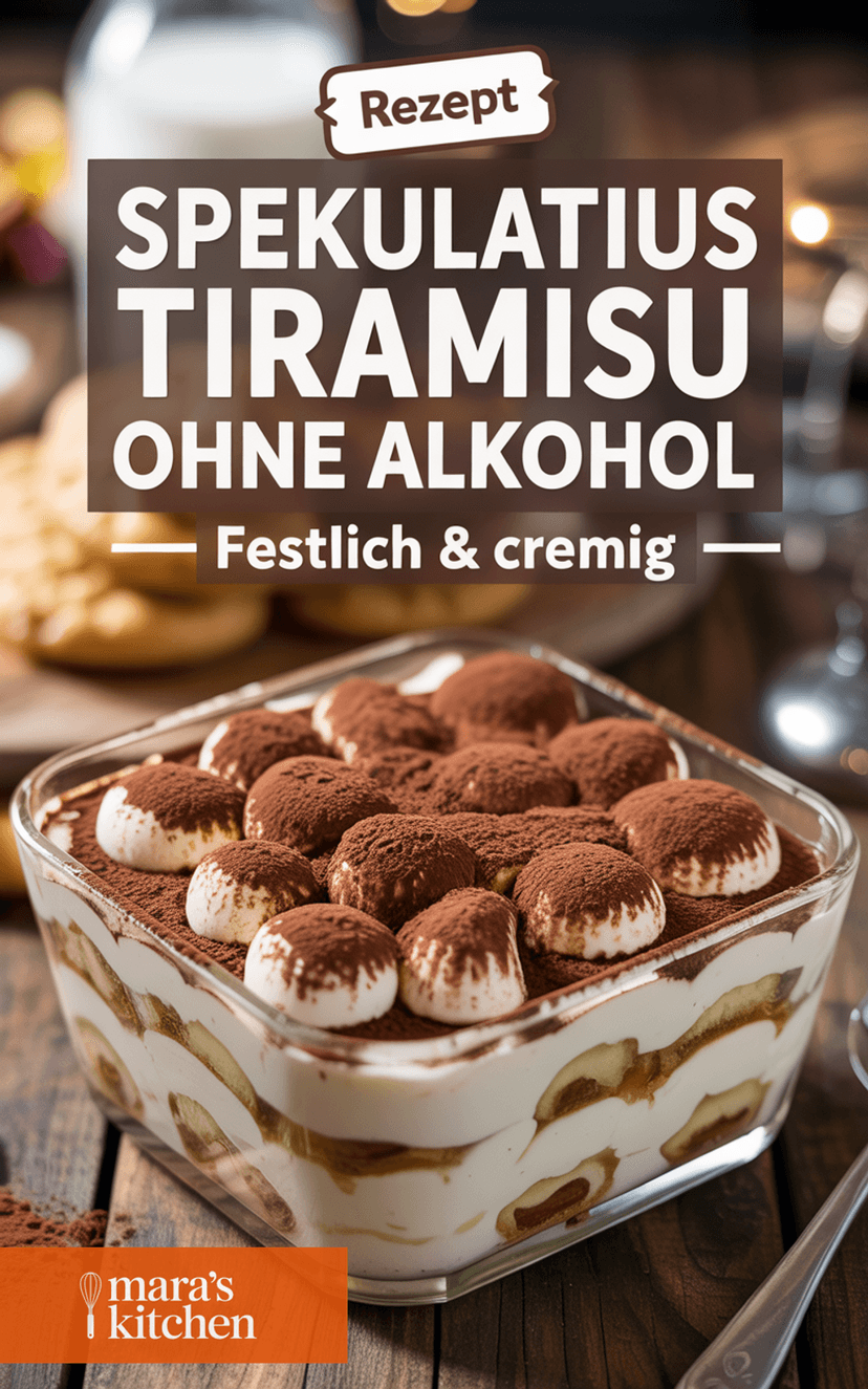 Spekulatius-Tiramisu ohne Alkohol - Dessert Rezept