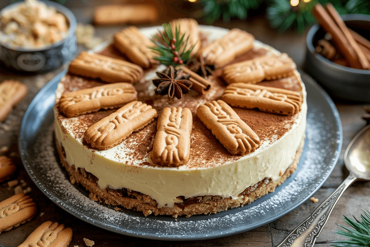 Spekulatius-Torte ohne Backen