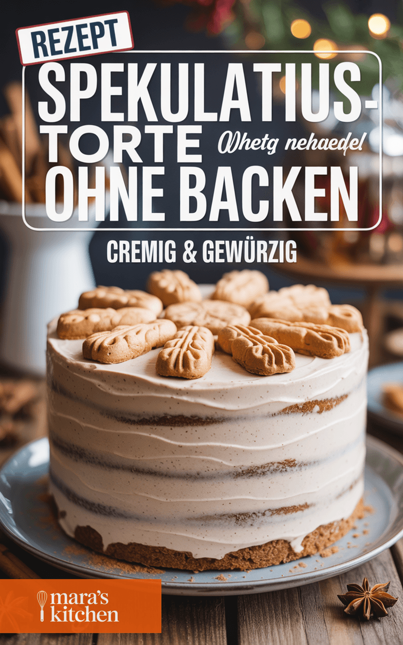 Spekulatius-Torte ohne Backen - Kuchen Rezept