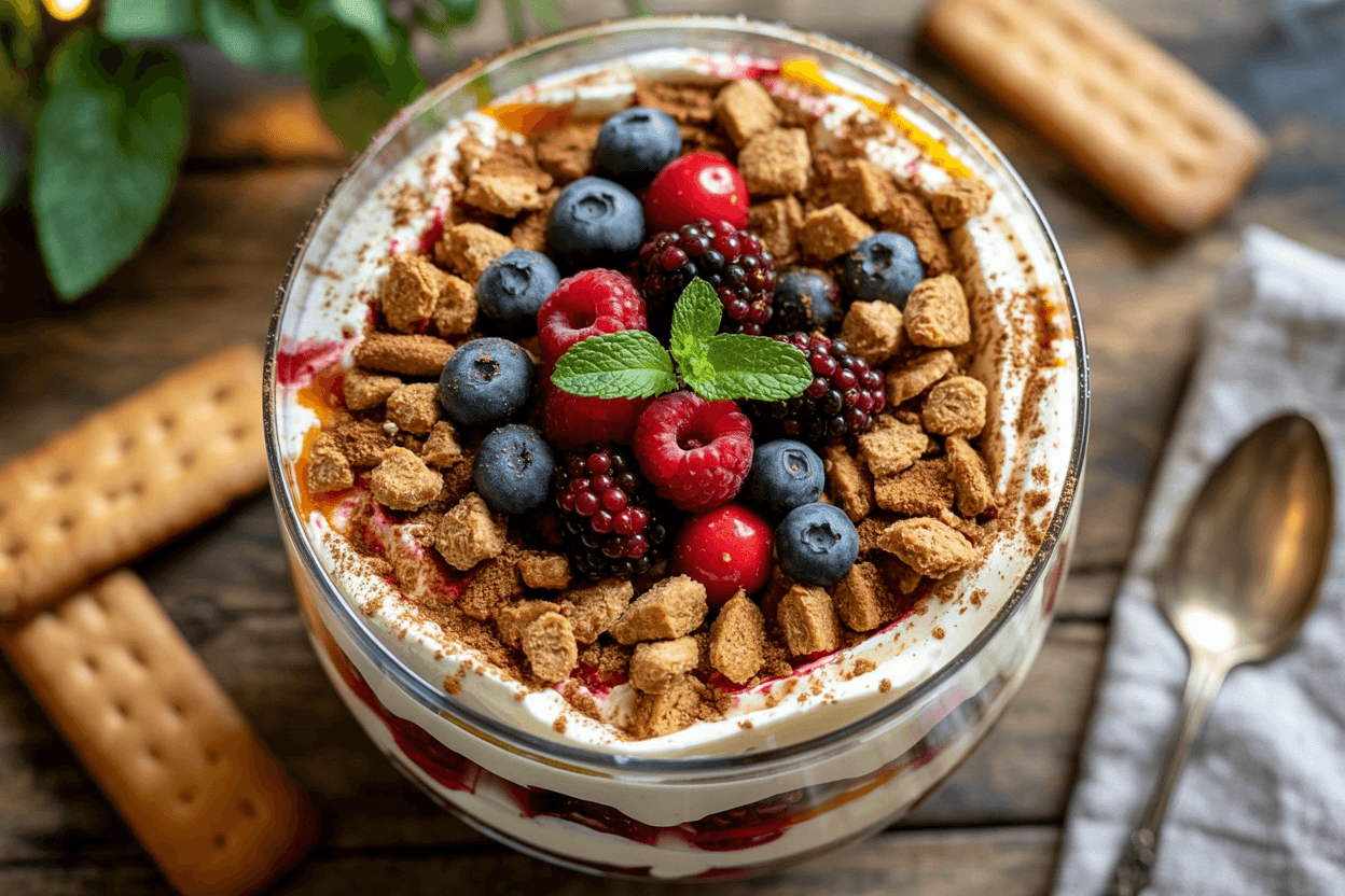 Spekulatius-Trifle mit Mascarpone