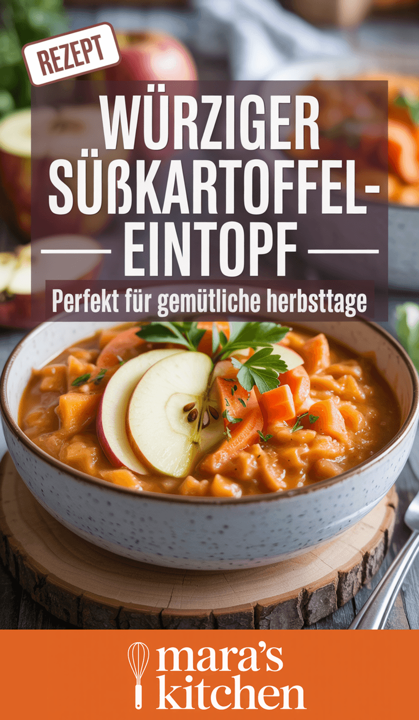 Süßkartoffel-Eintopf mit Apfel und Ingwer - Suppe & Eintopf Rezept