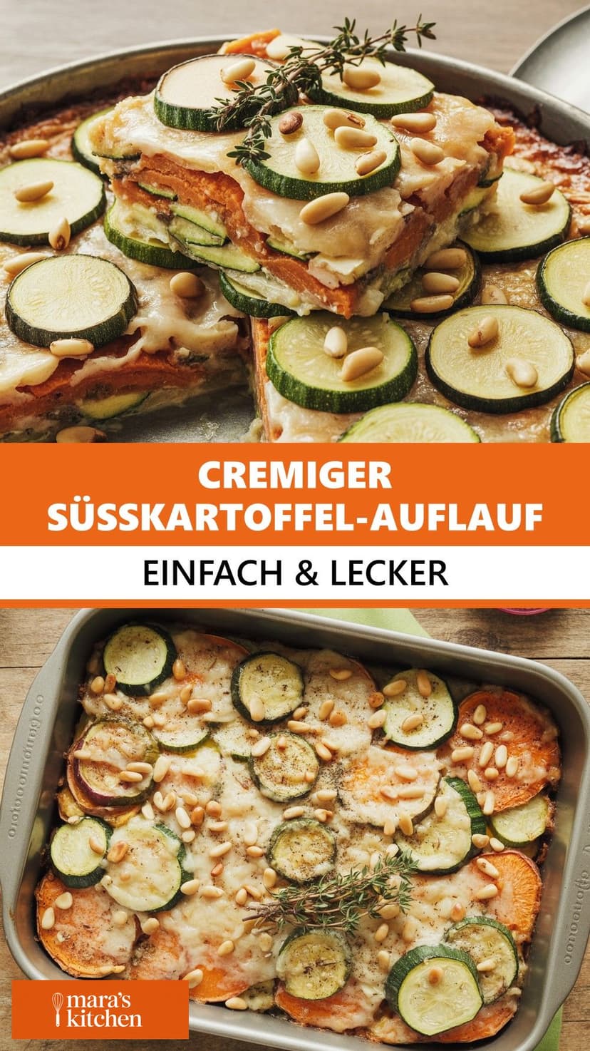 Süßkartoffel-Zucchini-Auflauf - Hauptgericht Rezept