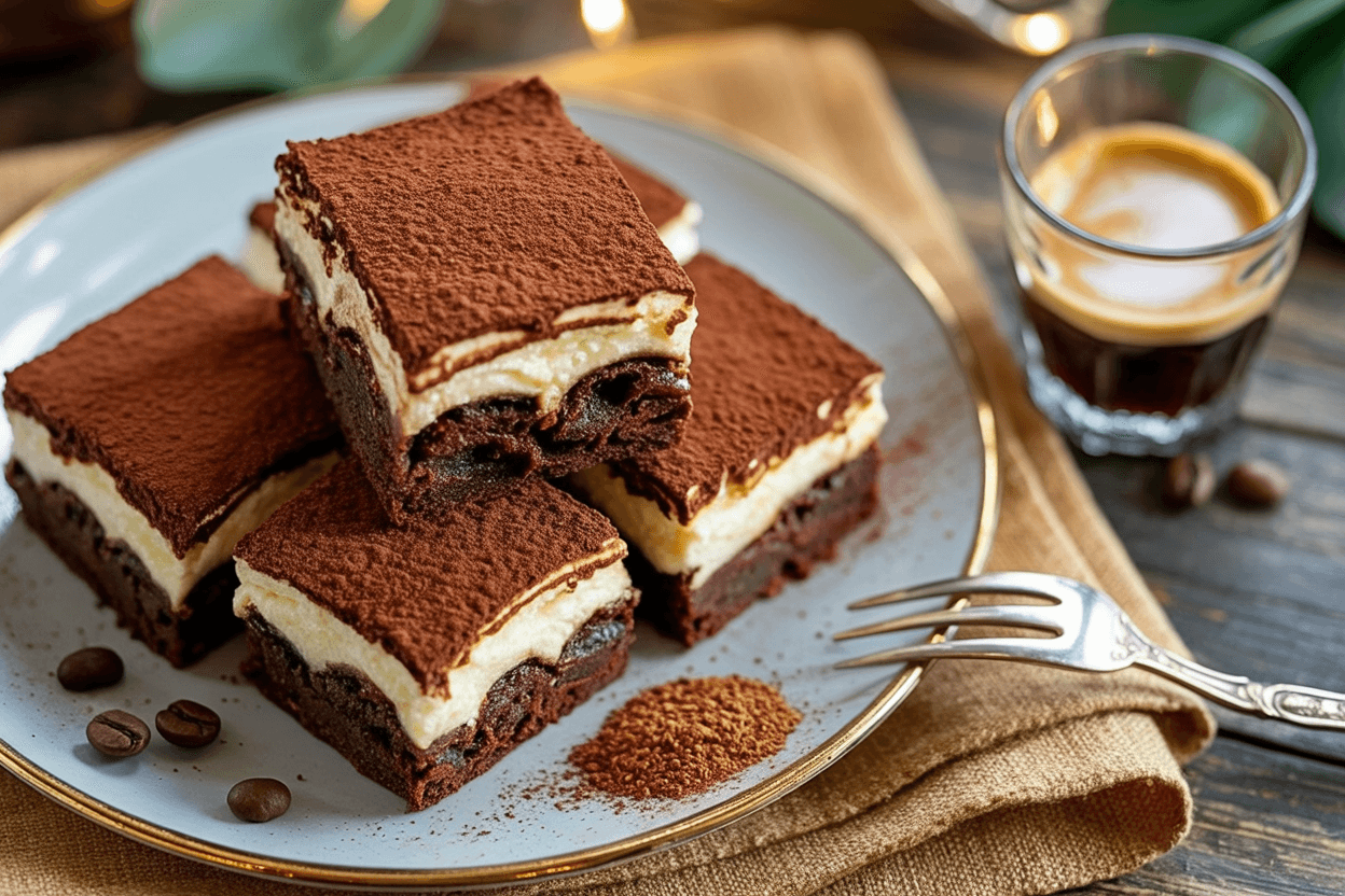 Tiramisu-Brownies