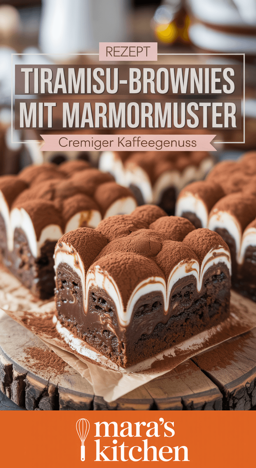 Tiramisu-Brownies - Kuchen Rezept