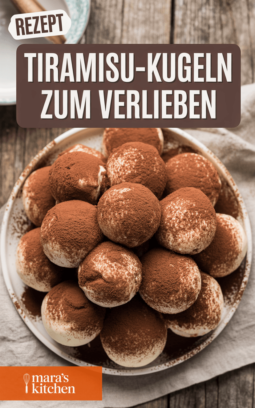 Tiramisu-Kugeln - Dessert Rezept