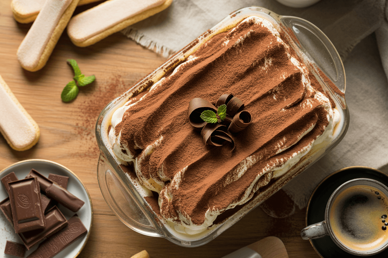 Tiramisu ohne Eier