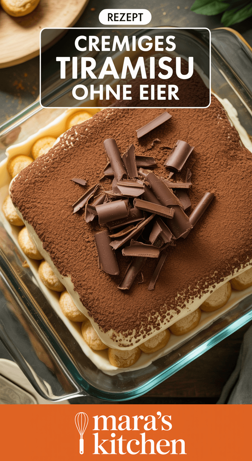Tiramisu ohne Eier - Dessert Rezept