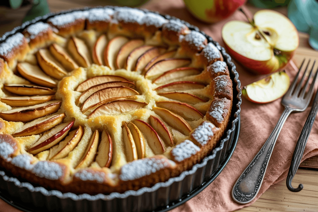 Unsichtbarer Apfelkuchen (Gâteau Invisible aux Pommes)