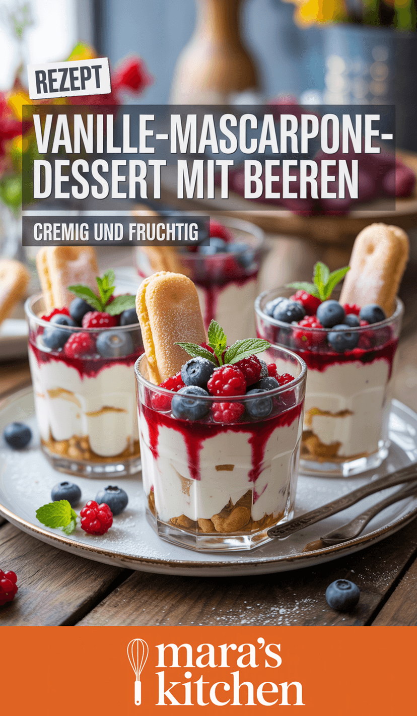 Vanille-Mascarpone-Dessert - Dessert Rezept