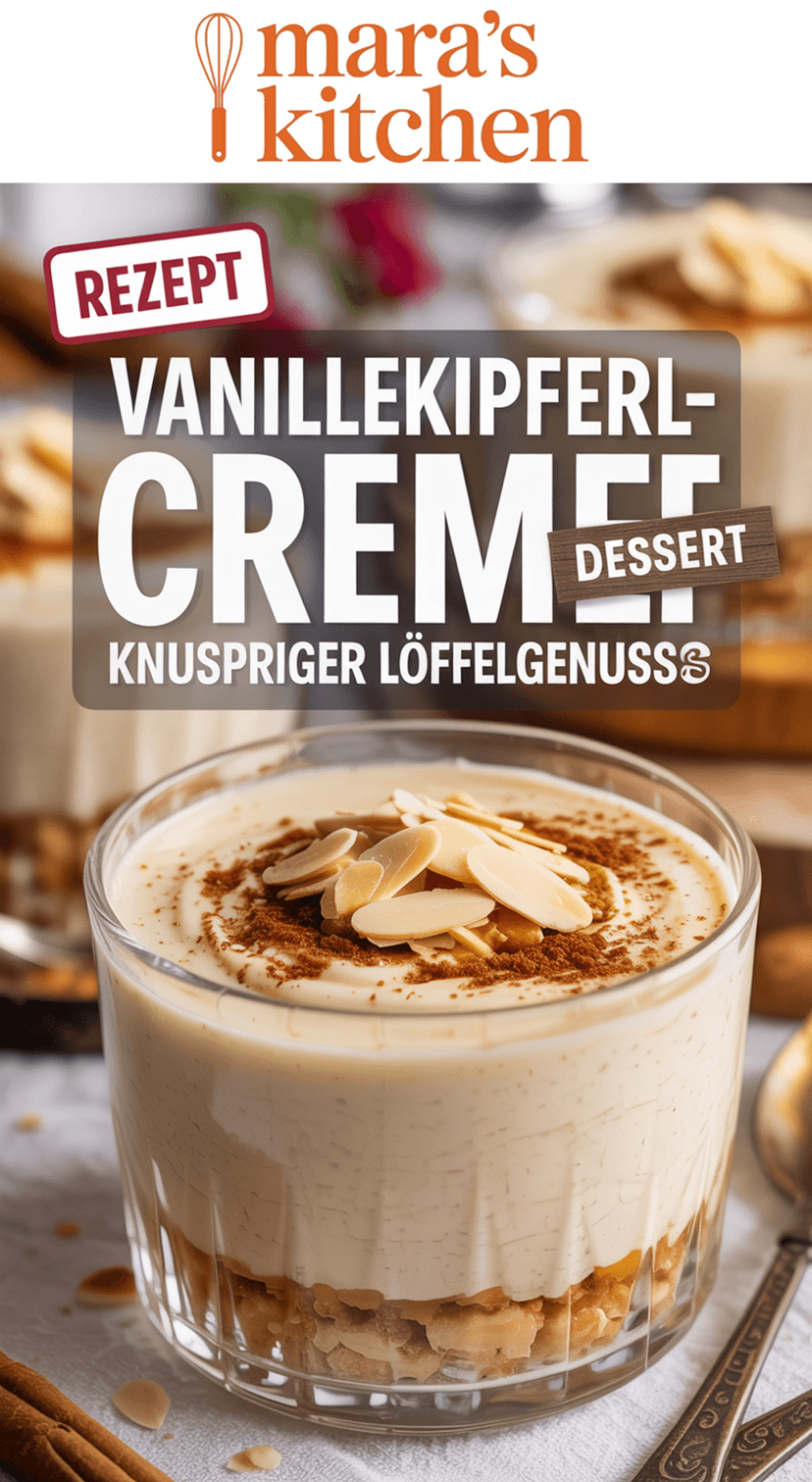 Vanillekipferl-Creme - Dessert Rezept
