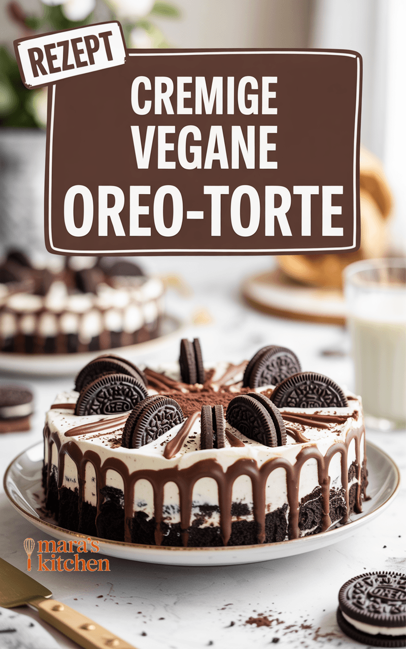 Vegane Oreo-Torte - Dessert Rezept