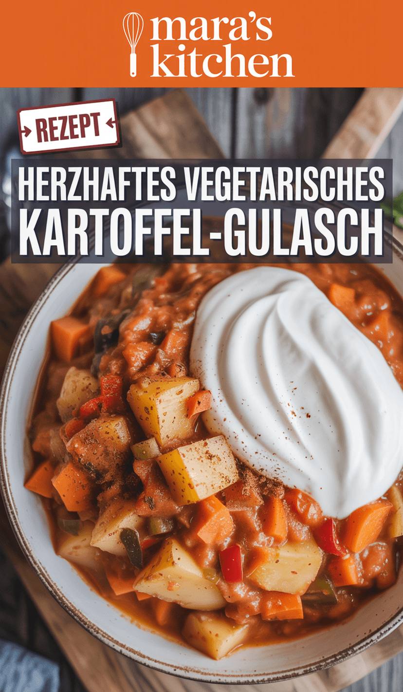 Vegetarisches Kartoffel-Gulasch - Hauptgericht Rezept