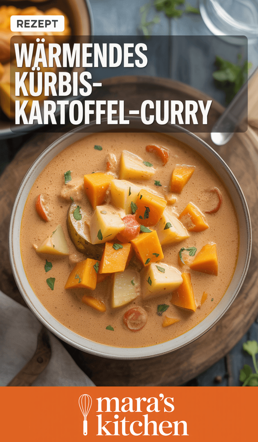 Vegetarisches Kürbis-Kartoffel-Curry - Hauptgericht Rezept