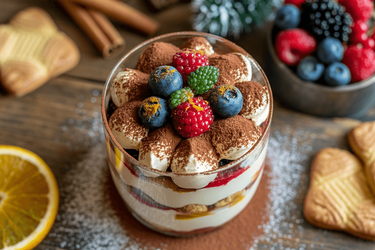 Weihnachtstiramisu im Glas