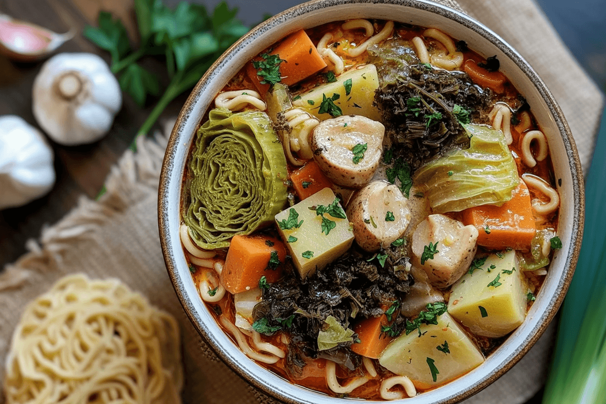 Winterlicher Nudeltopf