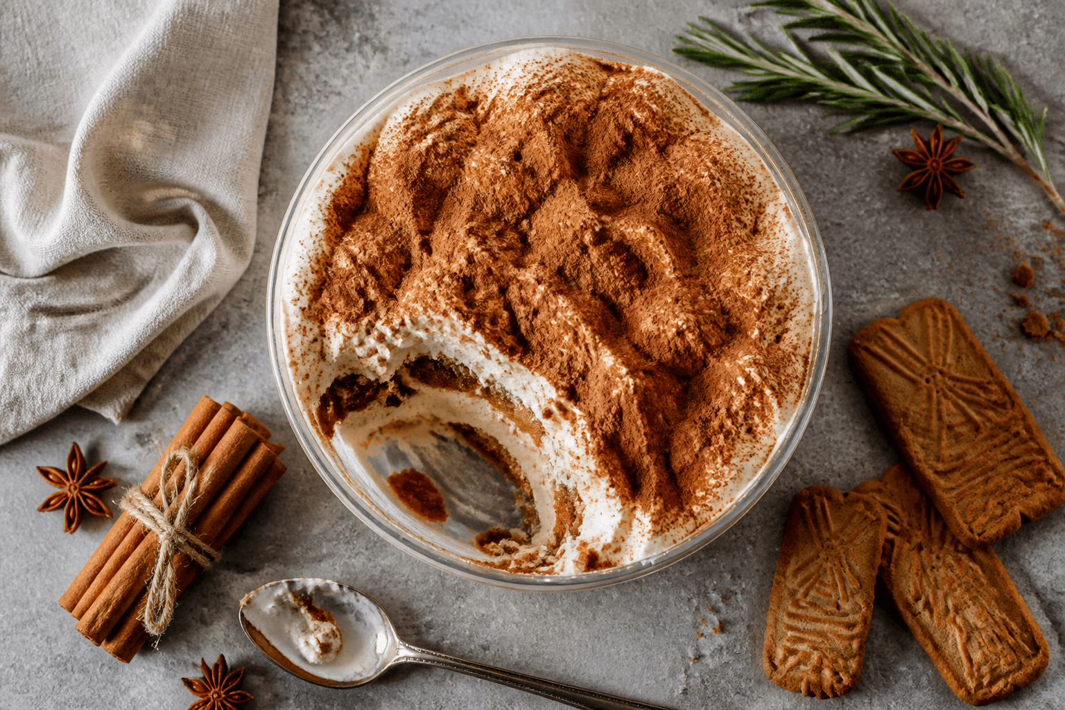Winterliches Spekulatius-Tiramisu: Cremig, festlich & ohne Ei genießen