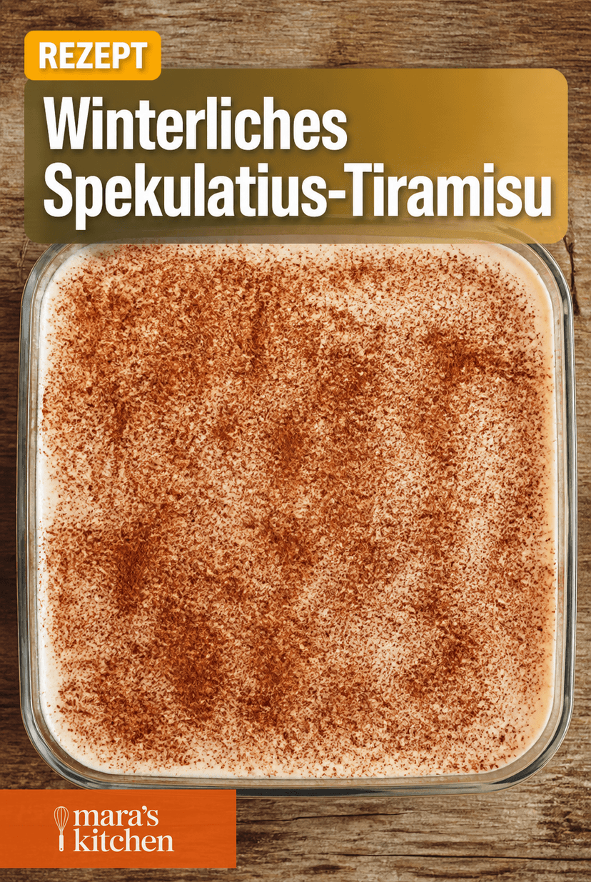 Winterliches Spekulatius-Tiramisu: Cremig, festlich & ohne Ei genießen - Dessert Rezept