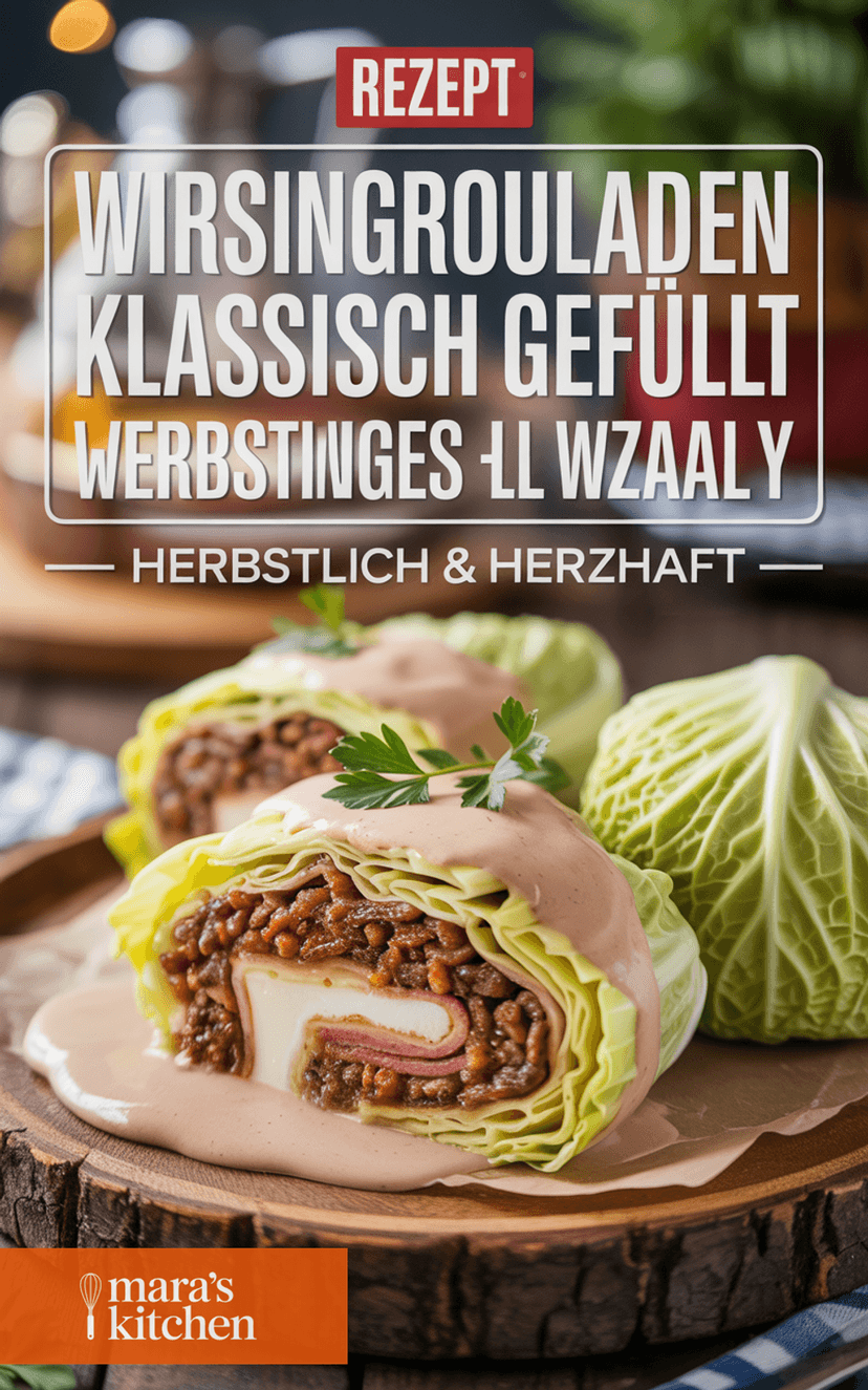 Wirsingrouladen – Klassisch gefüllte Kohlrouladen - Hauptgericht Rezept