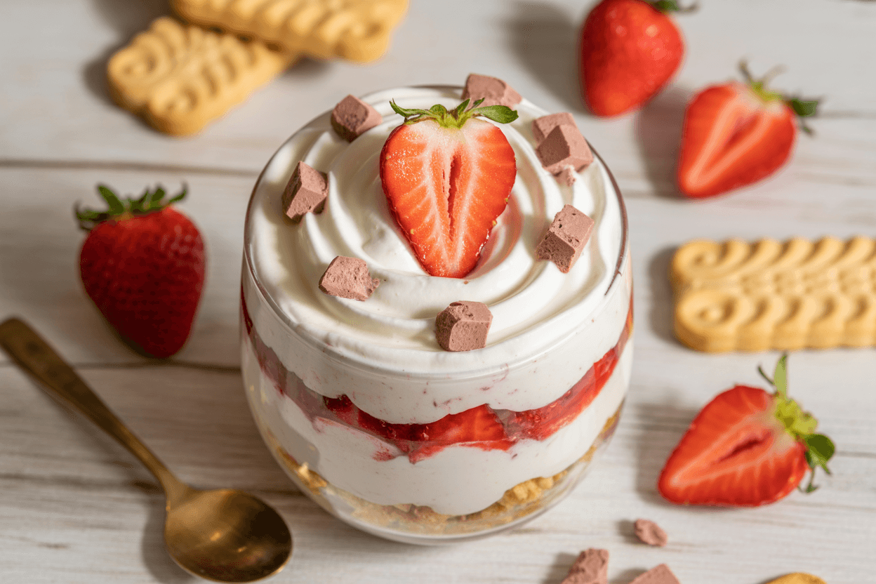 Yogurette-Dessert im Glas