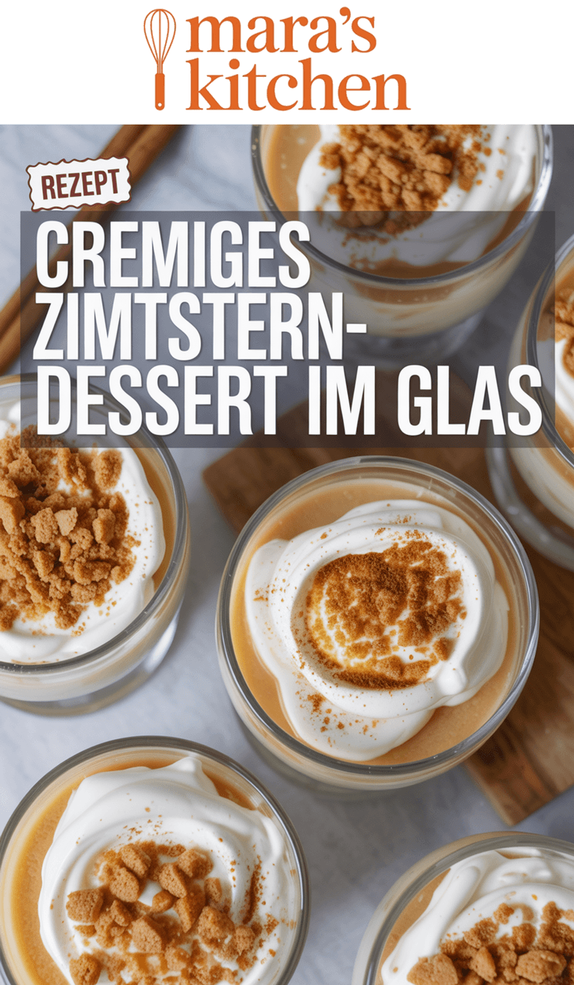 Zimtstern-Dessert im Glas - Dessert Rezept
