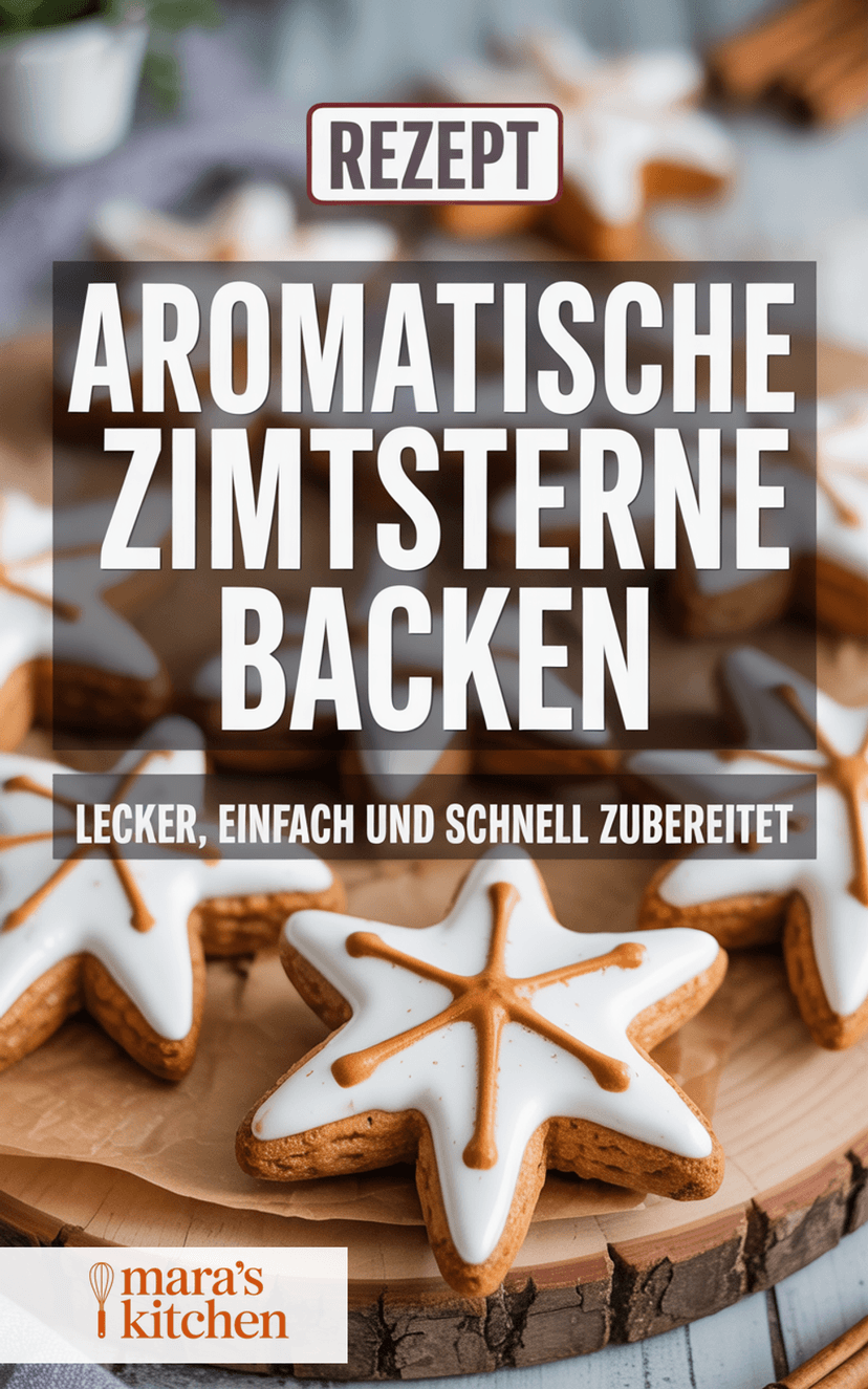 Zimtsterne - Kuchen Rezept