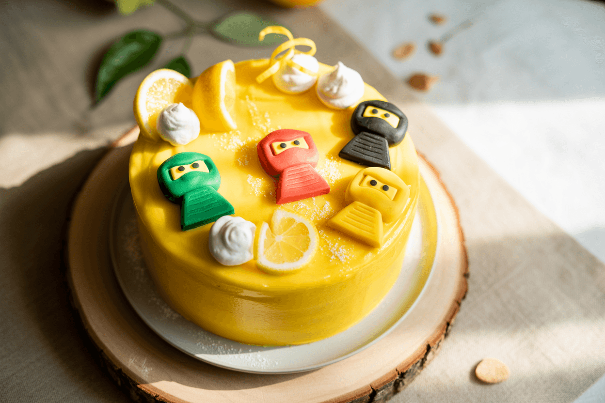 Zitronige Ninjago Torte