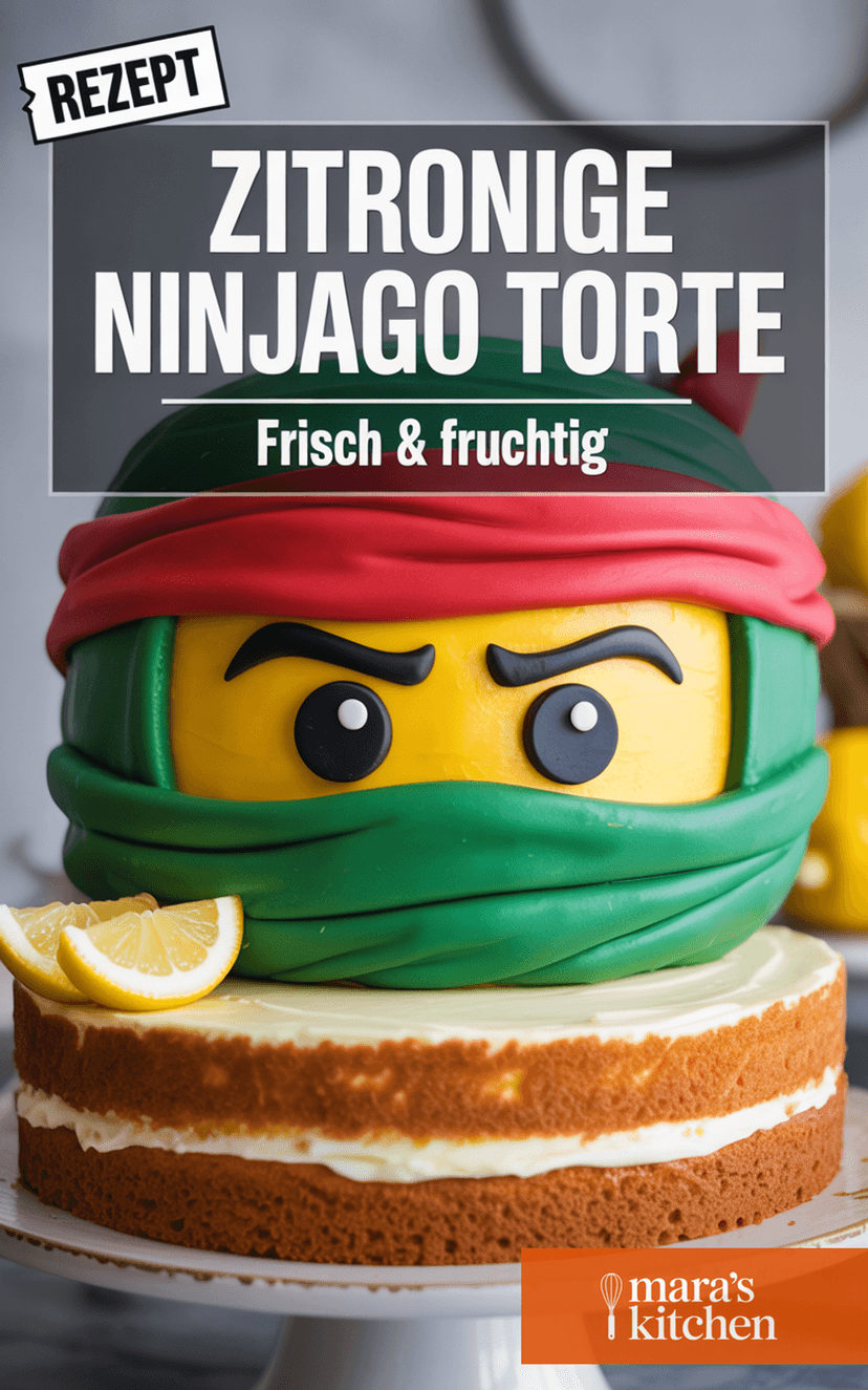 Zitronige Ninjago Torte - Kuchen Rezept