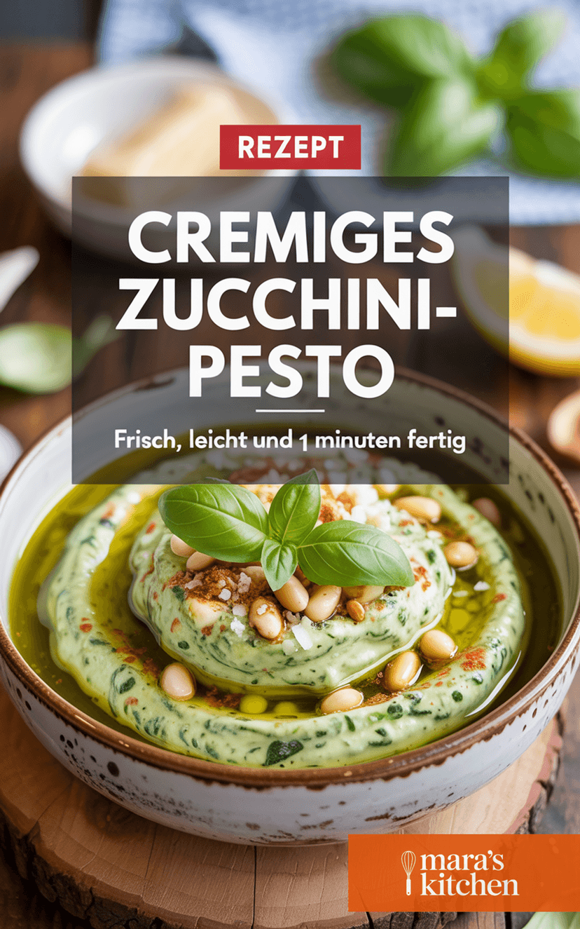 Zucchini Pesto - Beilage Rezept