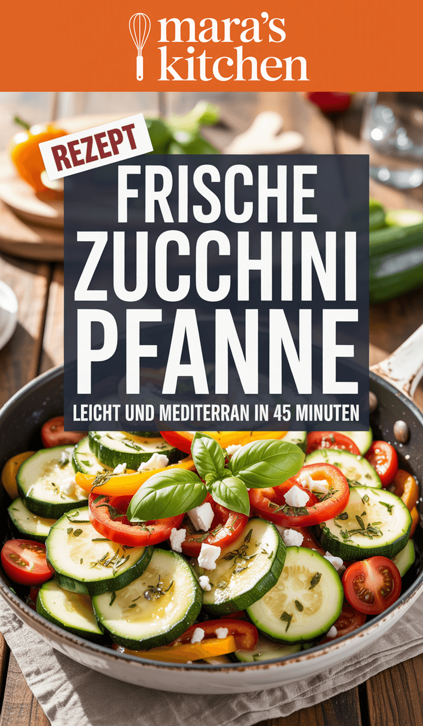 Zucchini Pfanne - Hauptgericht Rezept