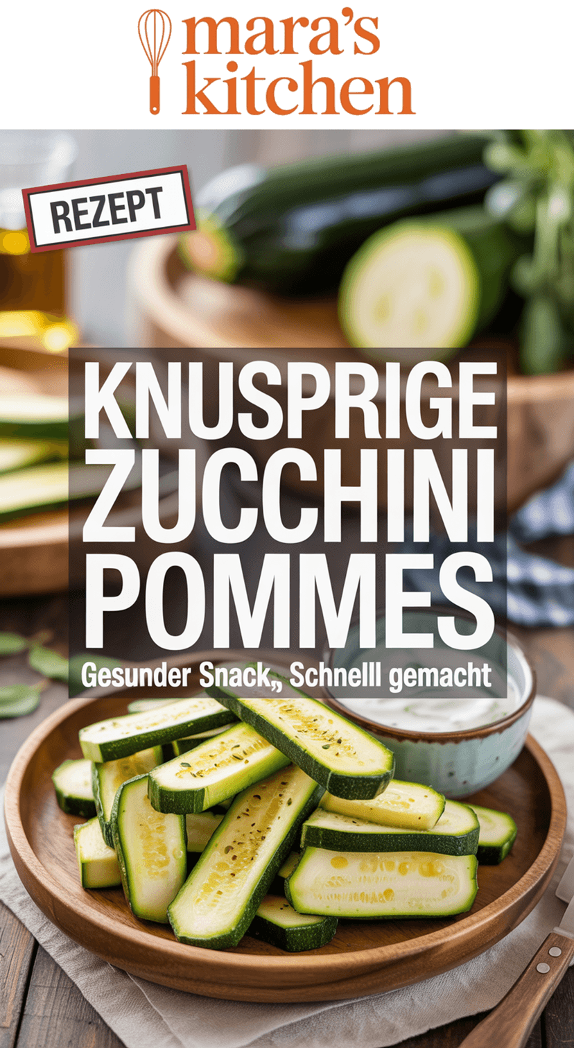 Zucchini Pommes - Snack Rezept