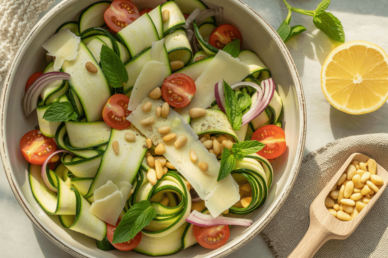 Zucchini Salat – Frisch, Knackig & Sommerlich