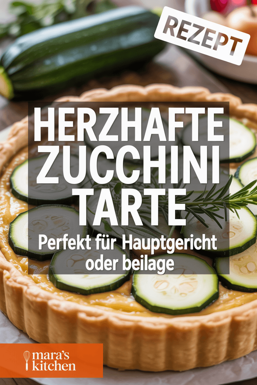 Zucchini Tarte - Hauptgericht Rezept