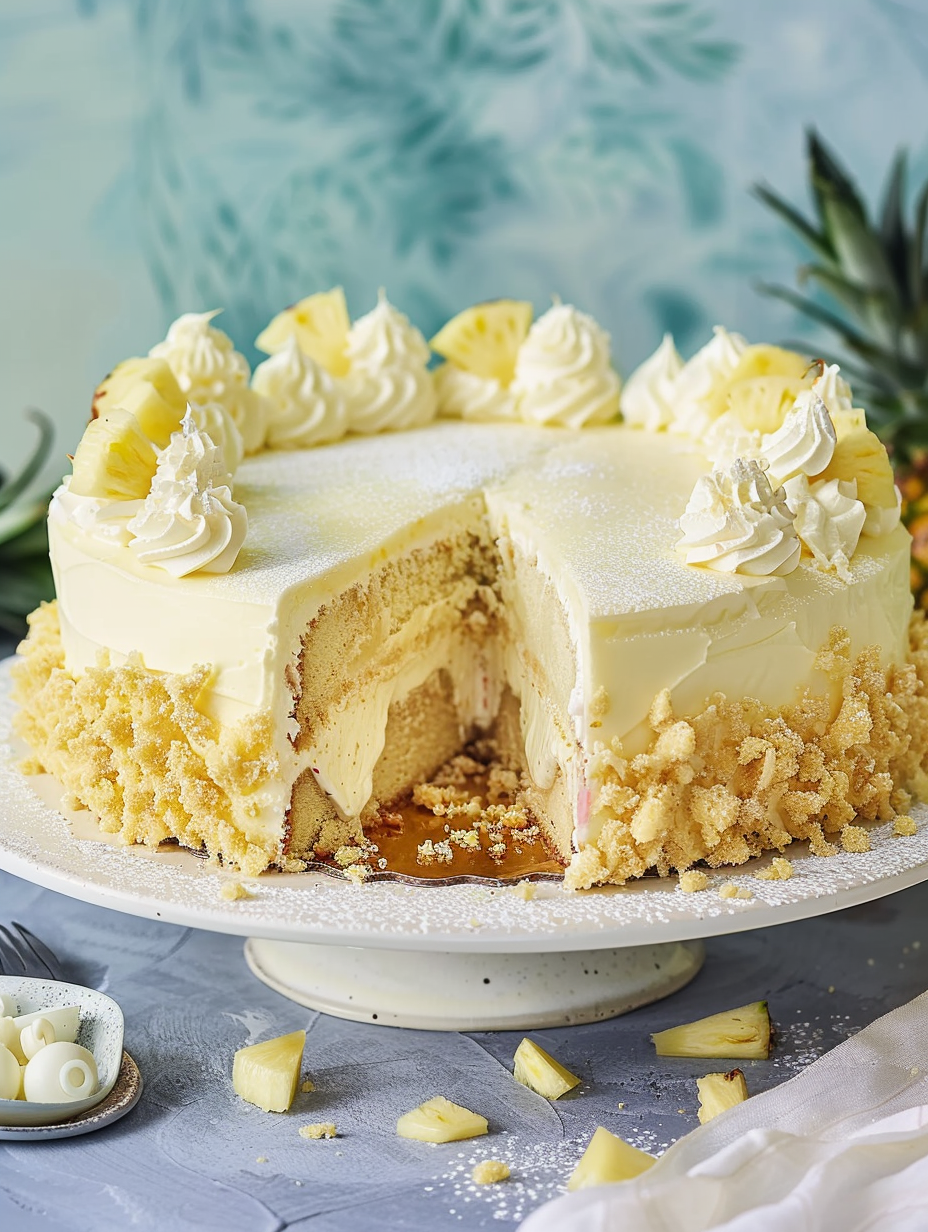 Tropische Verführung: Piña-Colada-Torte mit Kokos und Ananas - maras ... Tropische Verführung: Piña-Colada-Torte mit Kokos und Ananas - maras ...